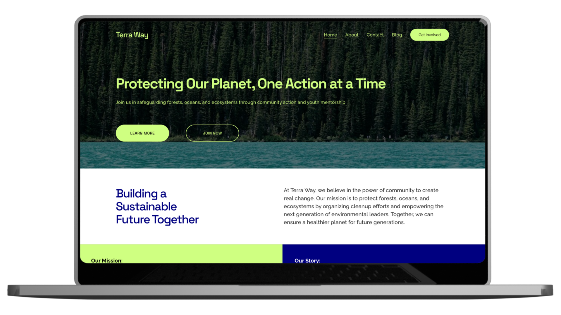 Environmental-Focused Website Environmental-Focused Website